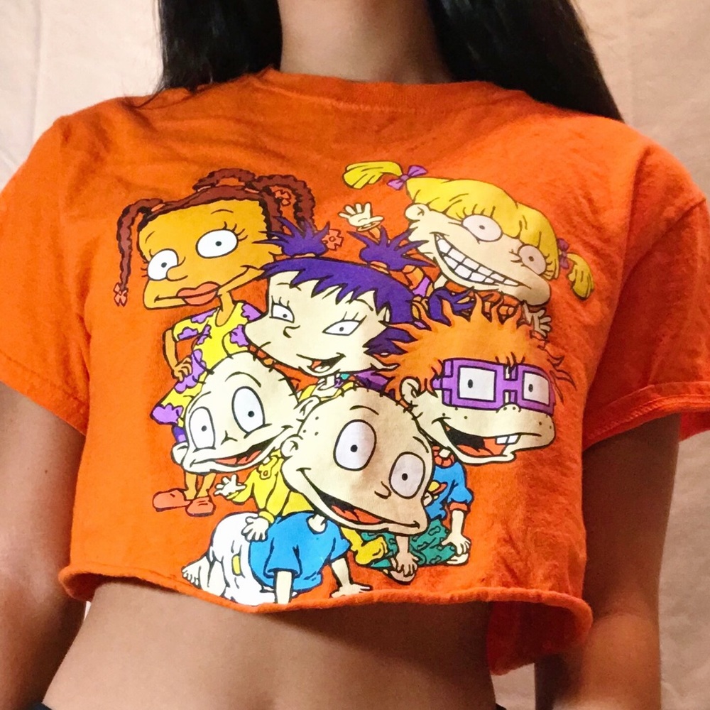 Orange Rugrats Crop Top